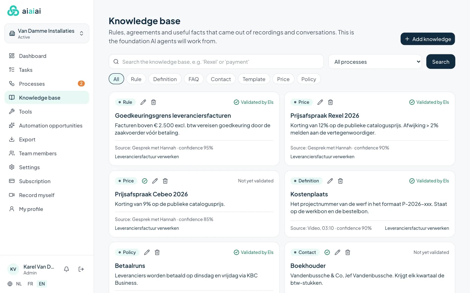 Knowledge base